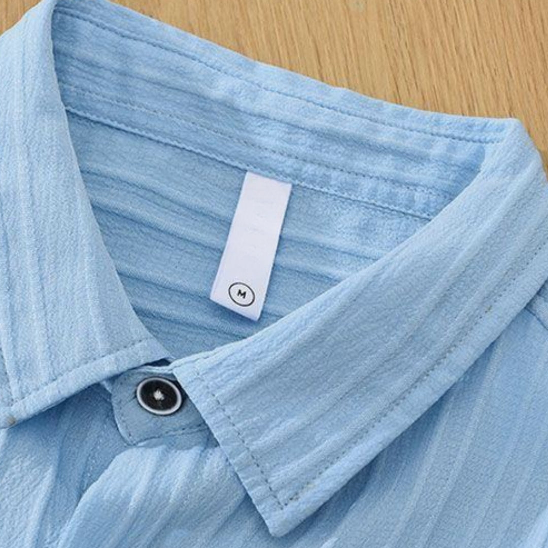 Coastal Breeze Button-Up Shirt