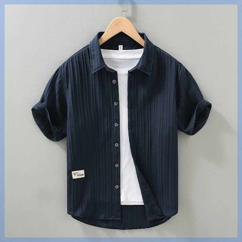 Coastal Breeze Button-Up Shirt